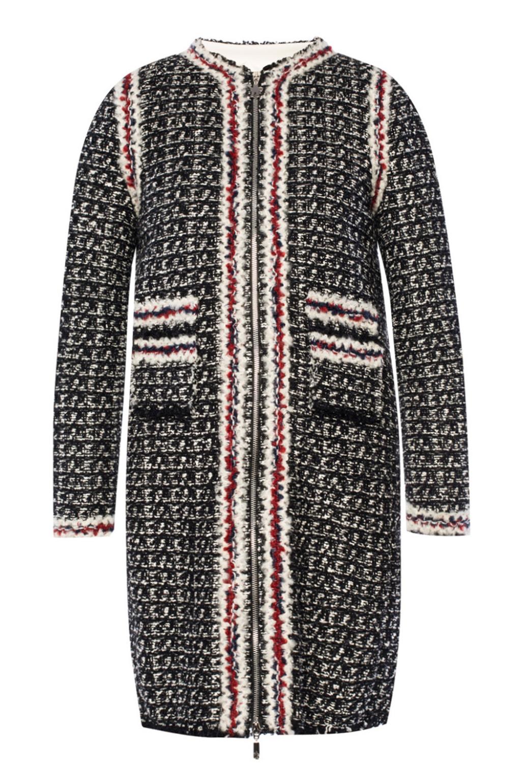 Moncler Tweed coat with down jacket | Women's Clothing | Vitkac