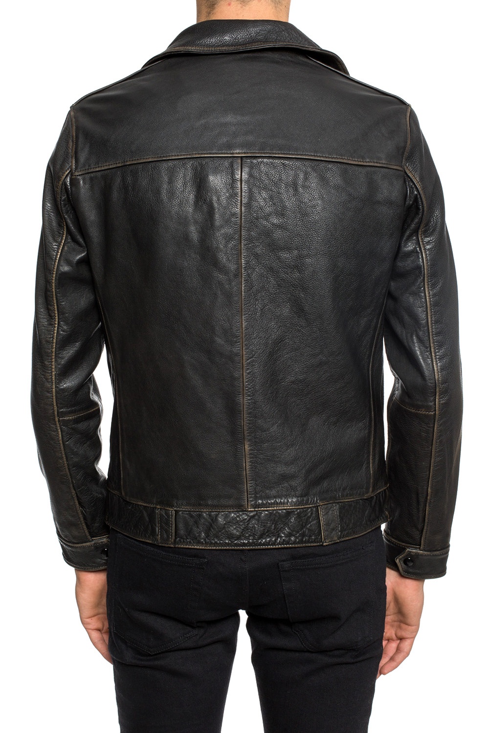 all saints caleb leather jacket