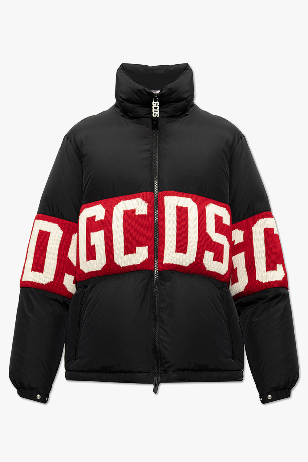 GCDS Down jacket with logo