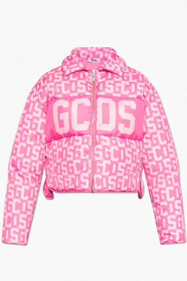 GCDS Down jacket industries with logo
