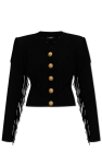 Balmain Fringed cardigan