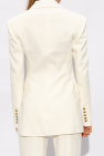 Balmain WHITE Single-breasted blazer