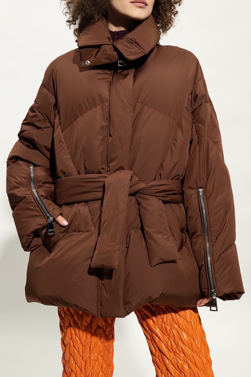 Khrisjoy Belted down jacket