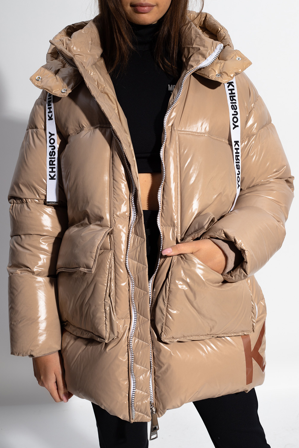 Khrisjoy Hooded down jacket