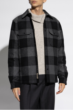 Woolrich Insulated shirt with check pattern