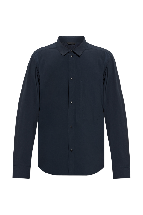 Woolrich Camisa con bolsillo con cremallera