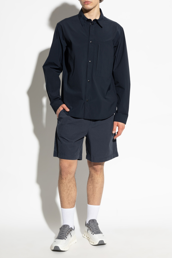 Woolrich Camisa con bolsillo con cremallera