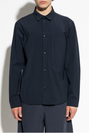 Woolrich Camisa con bolsillo con cremallera