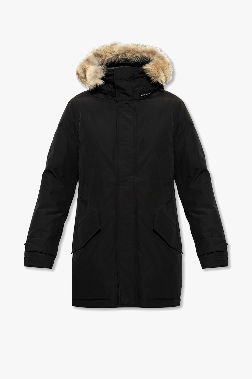 Woolrich Hooded down Grigio jacket