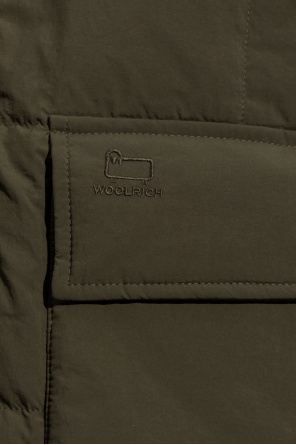 Woolrich TEEN crest print cotton sweatshirt
