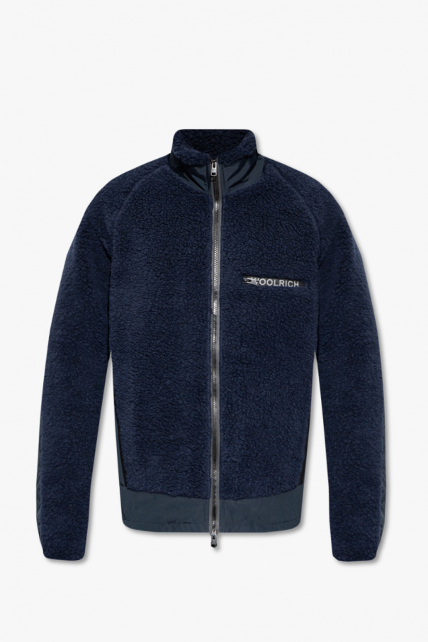 Woolrich jacket Blau with standing collar