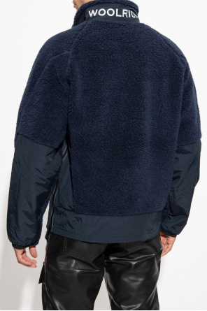 Woolrich jacket Blau with standing collar