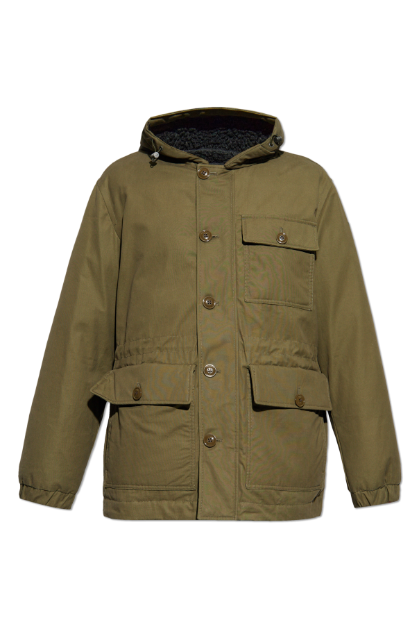 Woolrich Cotton parka with hood