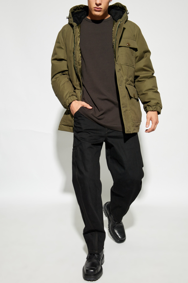 Woolrich Cotton parka with hood