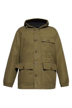 Cotton parka with hood