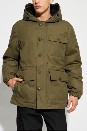 Woolrich Cotton parka with hood