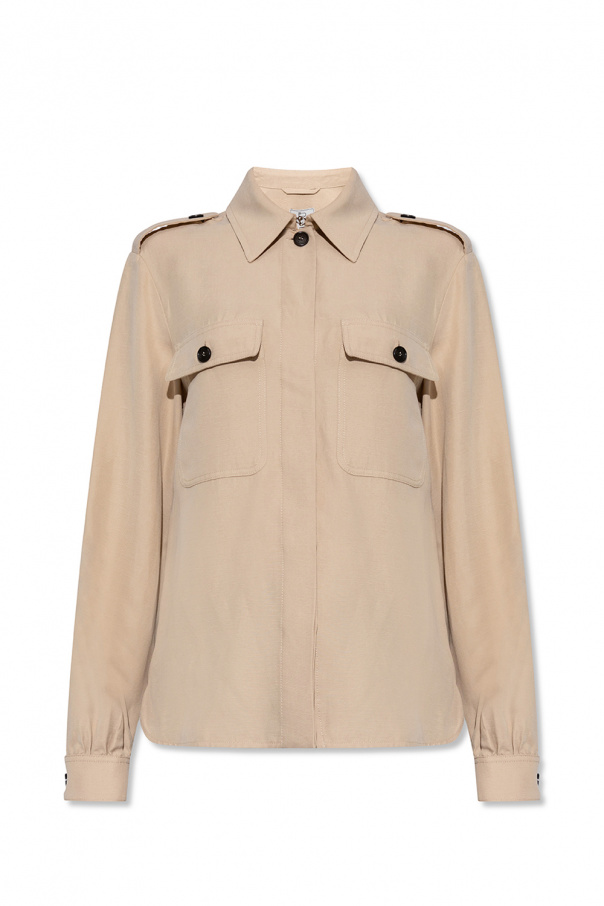 Woolrich Shirt rose with epaulettes