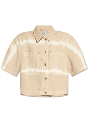 Krótka koszula z efektem ‘tie-dye’ od Woolrich