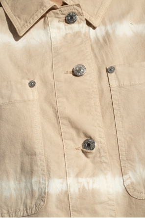 Woolrich logo-patch track jacket Grau