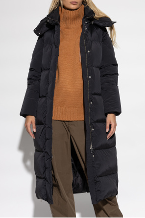 Woolrich Long coat with detachable hood