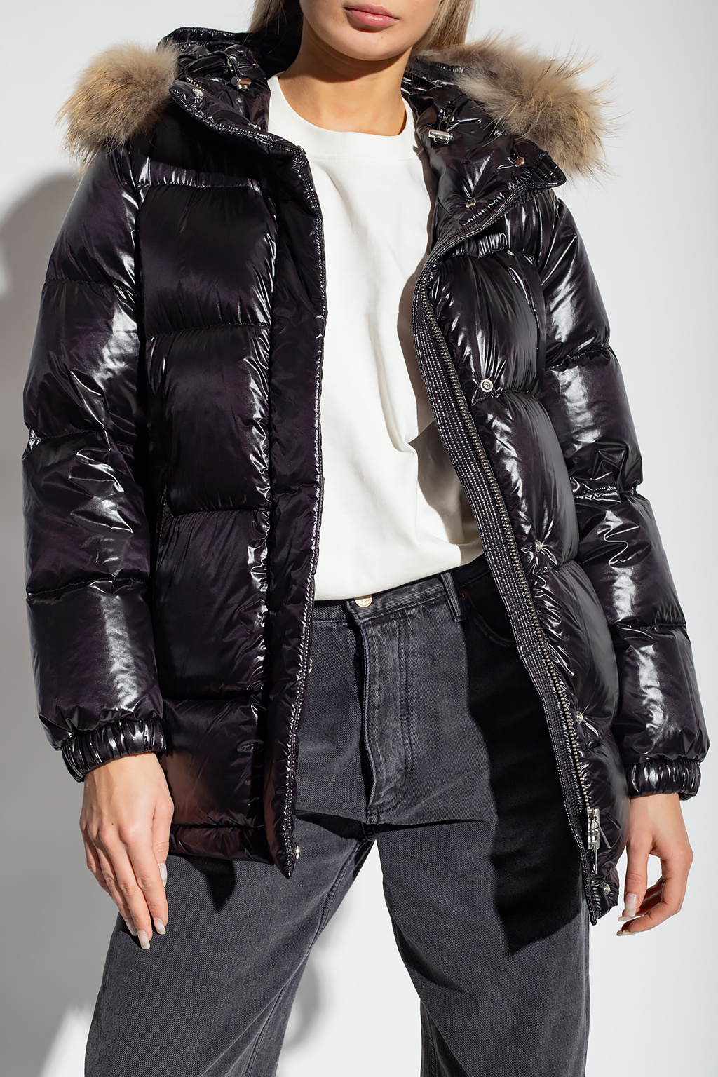 Woolrich Hooded down jacket