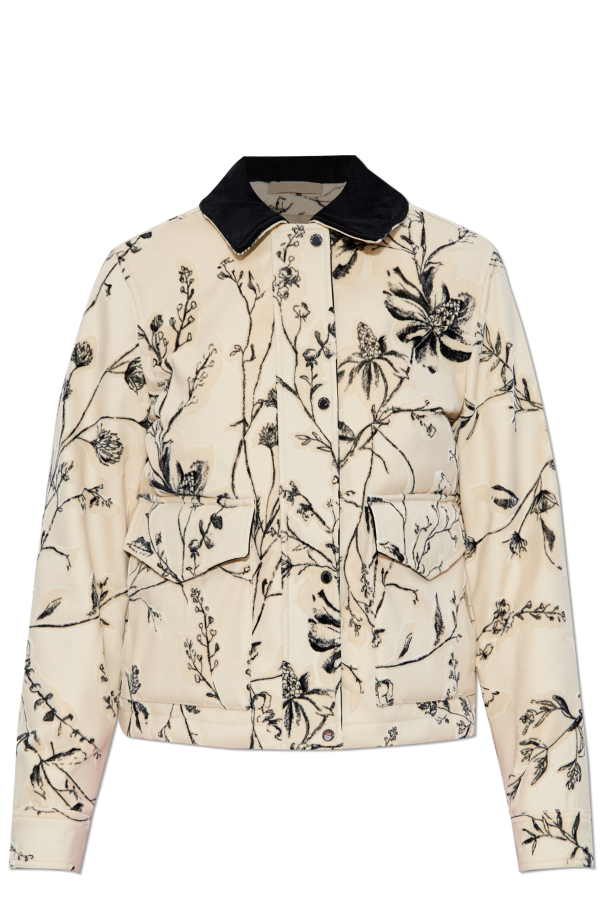 Jacket with patterned velvet finish od Woolrich