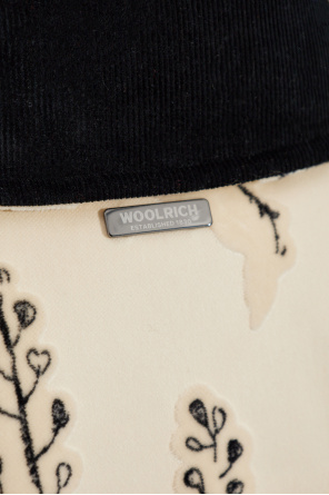 Woolrich Kurtka ze wzorem o aksamitnym wykończeniu