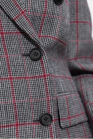 Chloé Double-breasted blazer with a check pattern