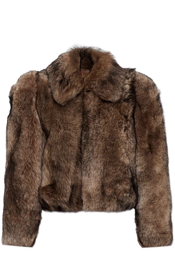 Fur coat with pockets od Chloé
