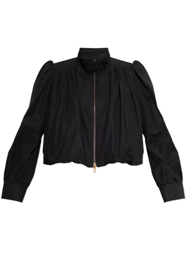 Short jacket with stand-up collar od Chloé
