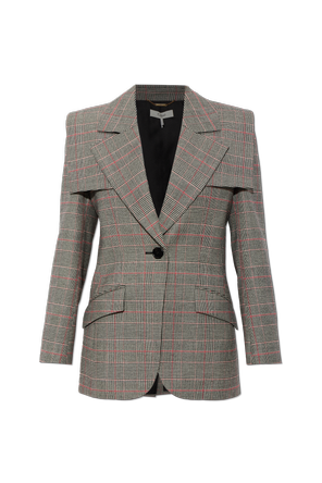 Checked blazer