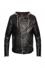 AllSaints ‘Charter’ leather jacket with hood
