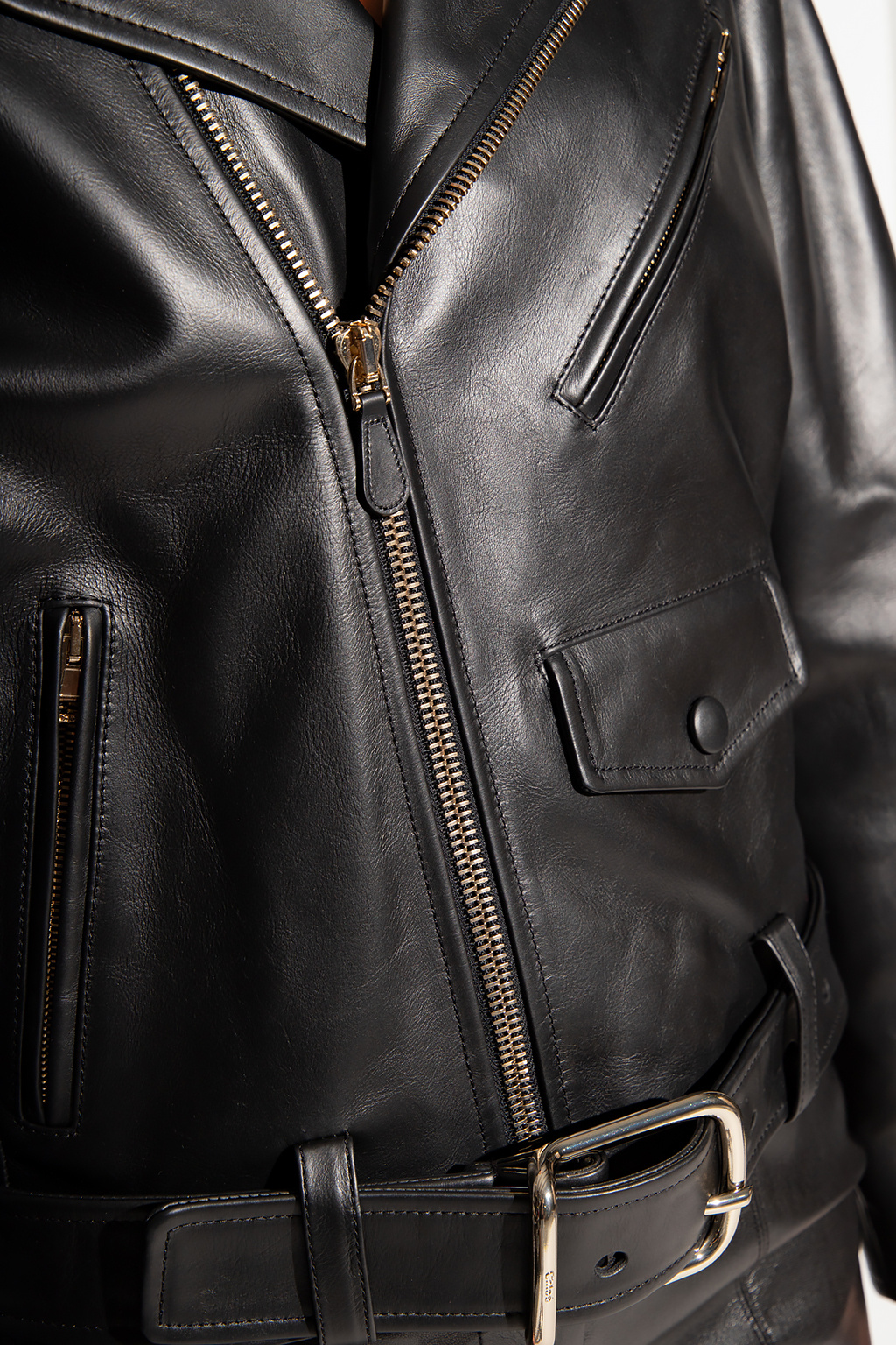 Chloé Leather biker jacket