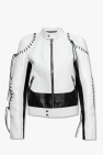 Chloé Leather jacket with detachable sleeves
