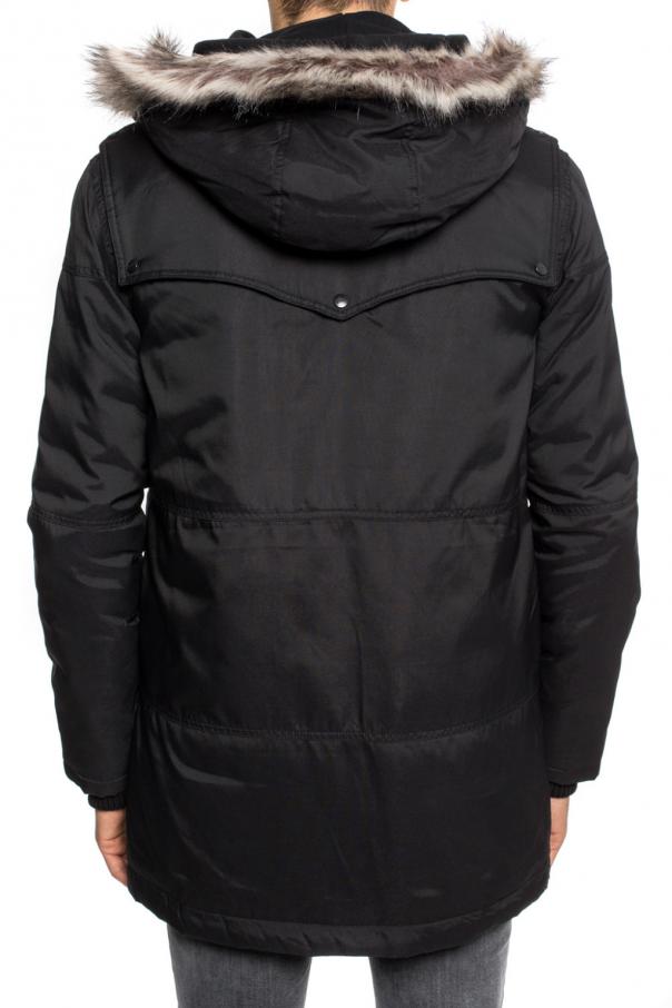 Down jacket with detachable hood Dirk Bikkembergs - Vitkac Spain