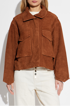 AllSaints Zamszowa  kurtka `Clay`