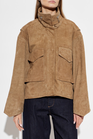 AllSaints 'Clay Suede' suede jacket with collar