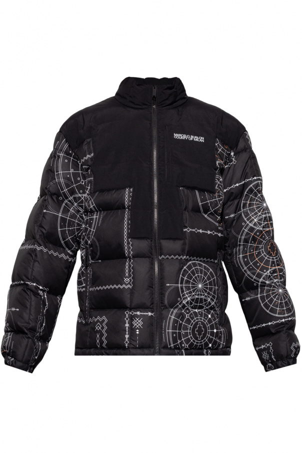 Marcelo Burlon Quilted jacket with print