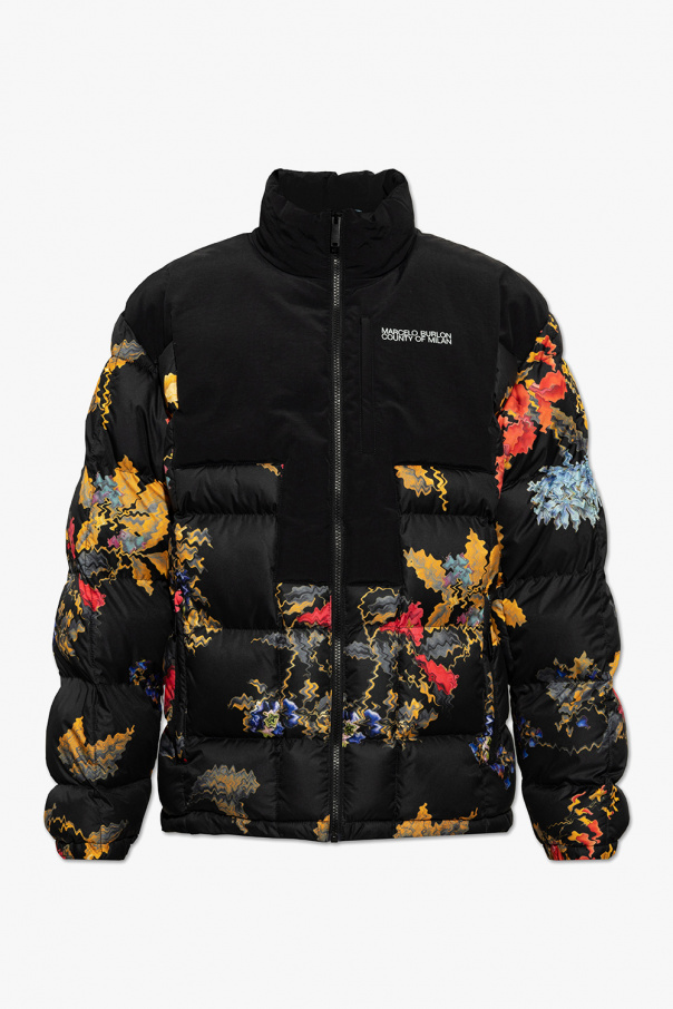 Marcelo Burlon Jacket with stand collar