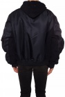 Marcelo Burlon Hooded bomber jacket