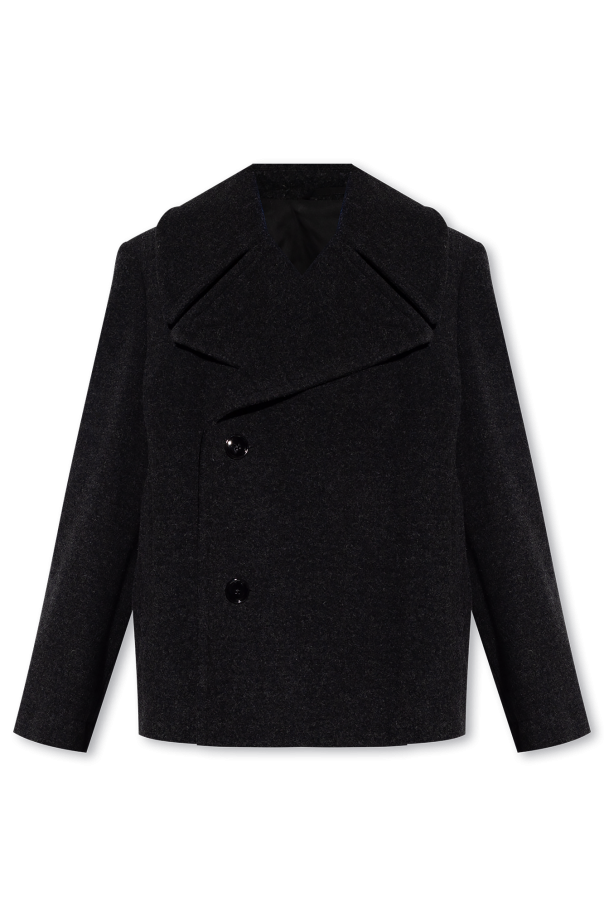 Lemaire Short coat in wool