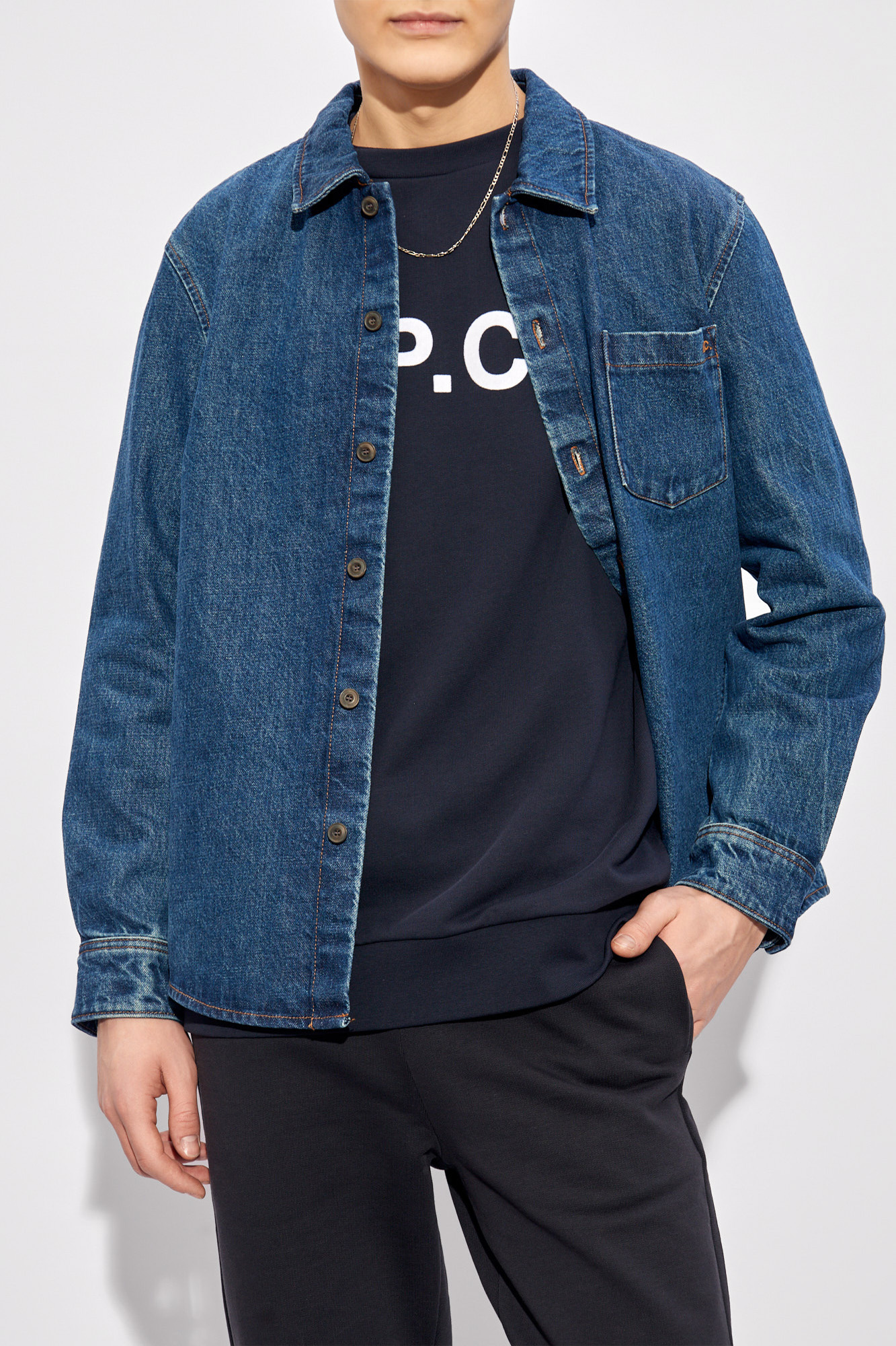 A.P.C. ‘Vittorio’ denim shirt