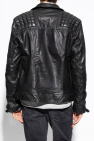 AllSaints BLACK Leather Jacket Conroy