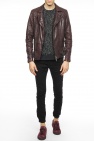 AllSaints BURGUNDY Biker jacket