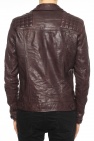 AllSaints BURGUNDY Biker jacket