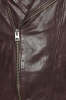 AllSaints BURGUNDY Biker jacket