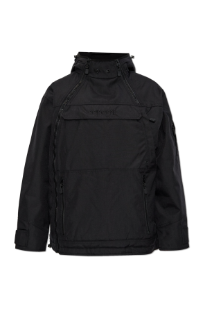 Gefütterte Jacke mit Kapuze