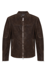 AllSaints BROWN Leather jacket Cora