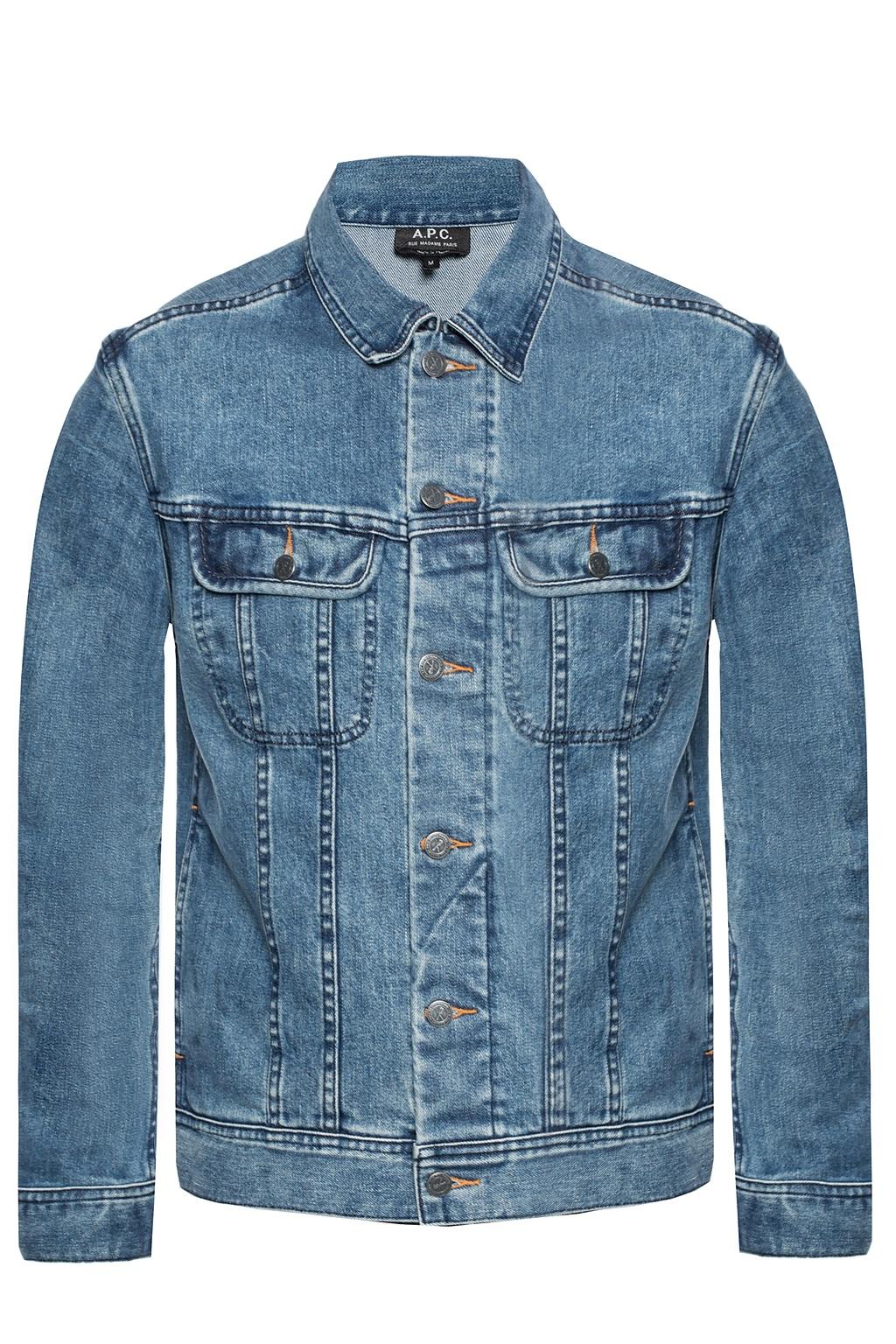 A.P.C. Stonewashed denim jacket