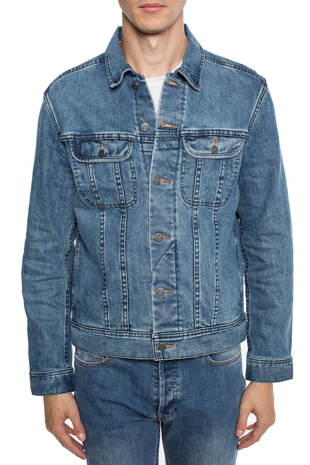 A.P.C. Stonewashed denim jacket